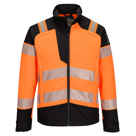 Portwest - Veste softshell 3 couches multirisques PW3 haute visibilité classe 2