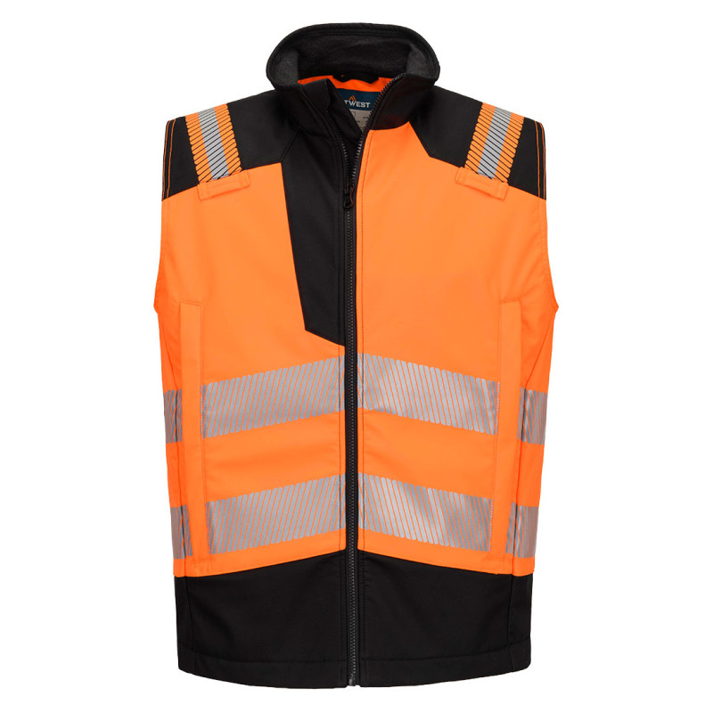 Portwest - Veste sans manches 3 couches multirisques PW3 haute visibilité classe 1
