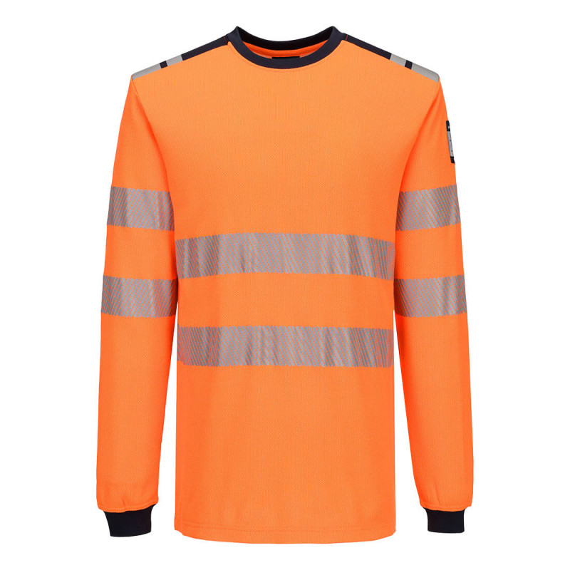 Portwest - Tee-shirt manches longues en Modaflame léger PW3 haute visibilité classe 3