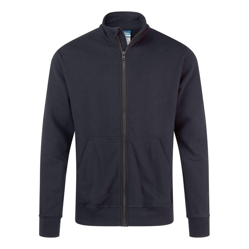 Portwest - Sweat-shirt zippé en Modaflame bleu foncé