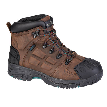 Portwest - Chaussures de sécurité montantes en cuir de buffle embout acier MONSAL S3
