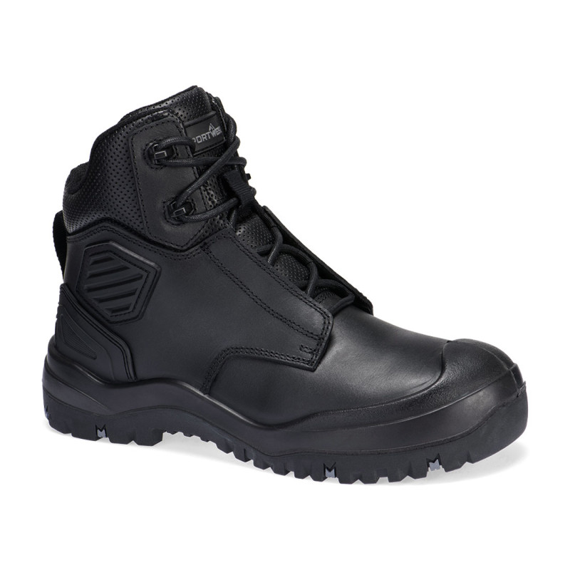 Portwest - Chaussures de sécurité montantes en cuir robuste anti-chaleur protection malléole embout acier S3