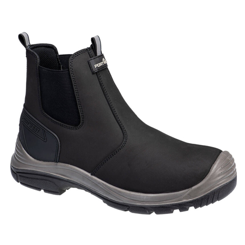 Portwest - Bottines de sécurité mi-hautes en cuir nubuck imperméable embout acier S7
