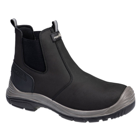 Portwest - Bottines de sécurité mi-hautes en cuir nubuck imperméable embout acier S7