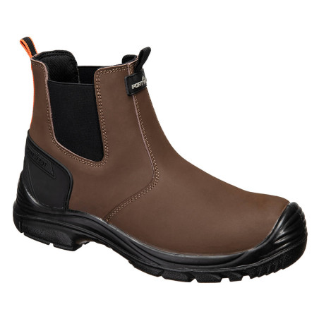 Portwest - Bottines de sécurité mi-hautes en cuir nubuck imperméable embout acier S7