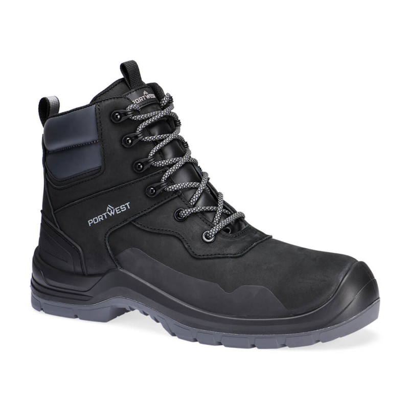 Portwest - Bottines de sécurité mi-hautes en cuir nubuck embout composite S7L