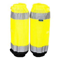 Portwest - Guêtres bicolores en polyester en maille aérée haute visibilité