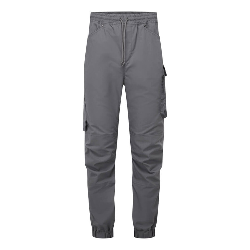 Portwest - Jogging de travail poches cargo stretch gris zoom KA3