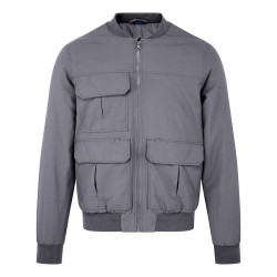 Portwest - Blouson de travail 100% nylon doublé avec ceinture élastiquée gris zoom KA3