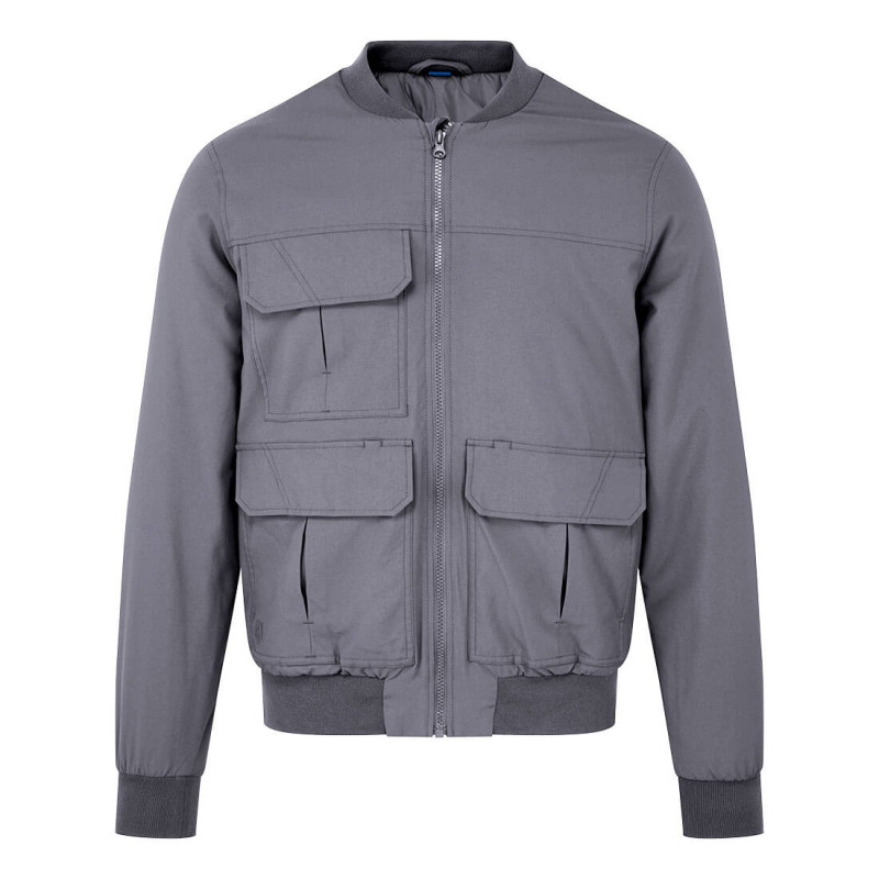 Portwest - Blouson de travail 100% nylon doublé avec ceinture élastiquée gris zoom KA3