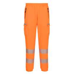 Portwest - Jogging cargo en tissu gratté et renforcé confortable KX3 haute visibilité classe 1