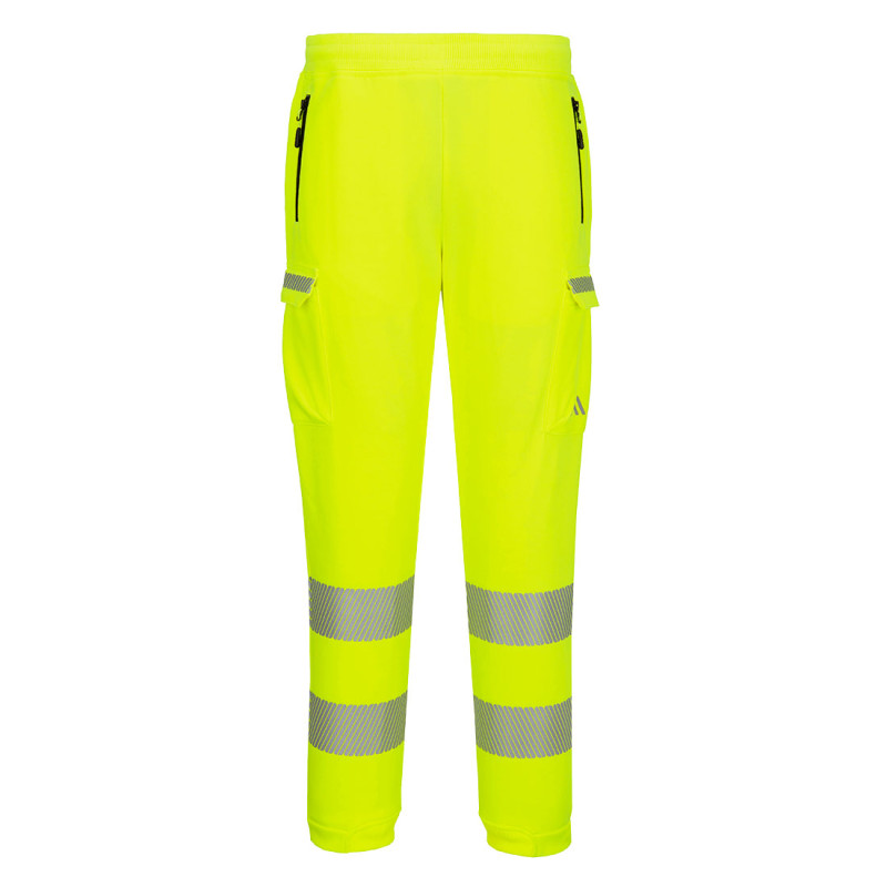 Portwest - Jogging cargo en tissu gratté et renforcé confortable KX3 haute visibilité classe 1