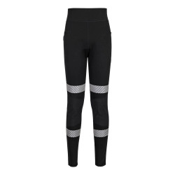 Portwest - Legging de travail stretch pour femmes en tissu ripstop avec bandes réfléchissantes KX3