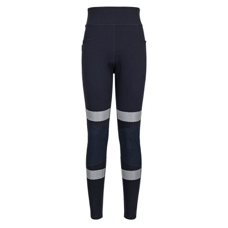 Portwest - Legging de travail stretch pour femmes en tissu ripstop avec bandes réfléchissantes KX3