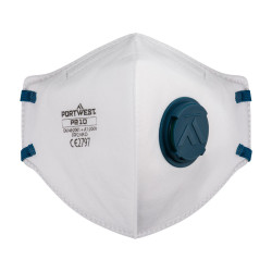 Portwest - Masques respiratoires jetables et pliables à valve Dolomite FFP2 (Pack de 3)
