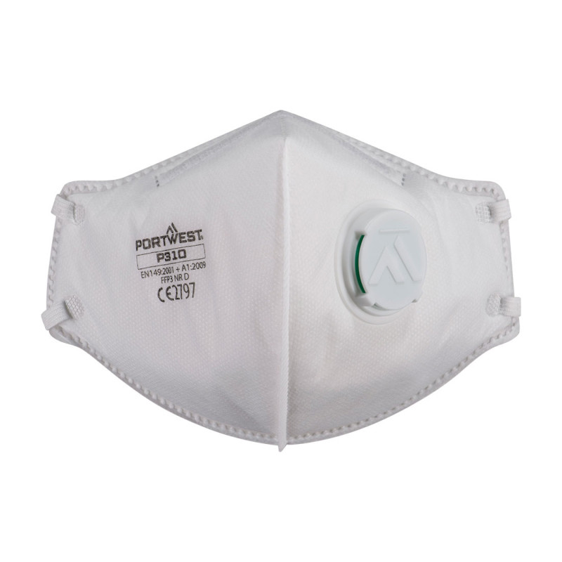 Portwest - Masques respiratoires jetables compact à soupape Dolomite FFP3 (Pack de 3)