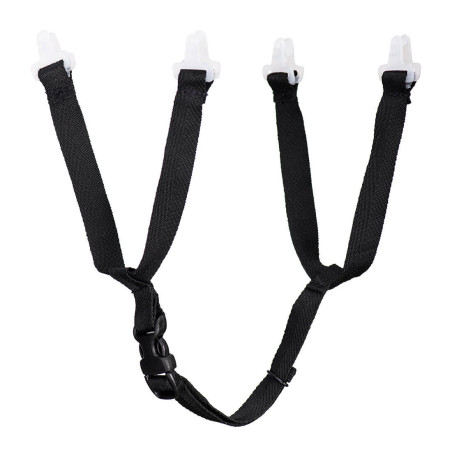 Portwest - Jugulaires 4 points à clipser pour casques WORK SAFE
