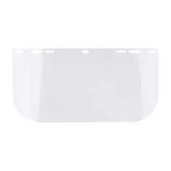 Portwest - Visière plate transparente en polycarbonate pour utilisation avec les porte-visières PS58 ou PF02