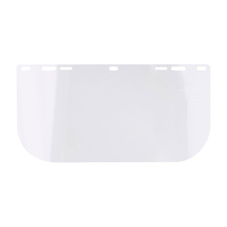 Portwest - Visière plate transparente en polycarbonate pour utilisation avec les porte-visières PS58 ou PF02