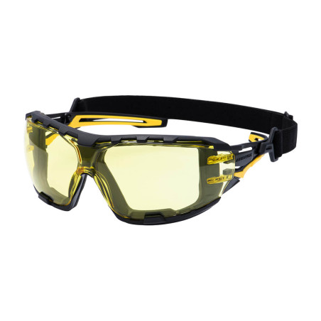 Portwest - lunettes de protection Wrap around Pro avec joint et sangle arrière