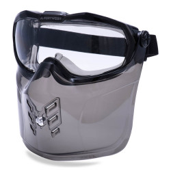 Portwest - Lunette-masque de protection haut de gamme avec pare-visage pour une protection des yeux et du visage