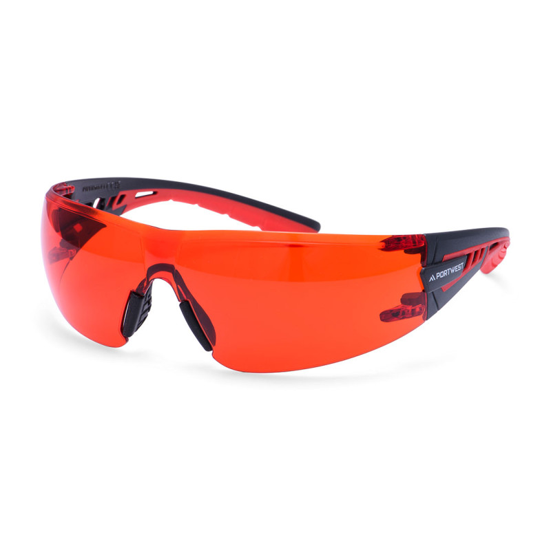 Portwest - Lunettes de sécurité TECH LOOK LITE enveloppantes polyvalentes et élégantes anti-buées KN