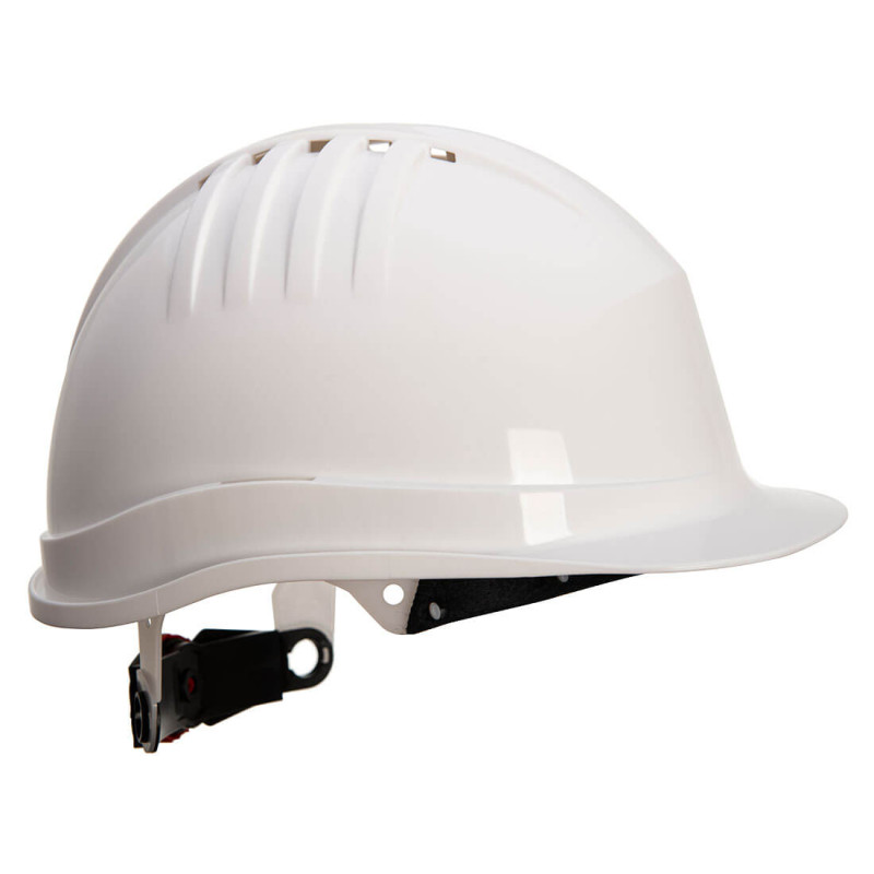 Portwest - Casque de sécurité industriel léger et ventilé EXPERT LINE avec roue à cliquet pour le réglage