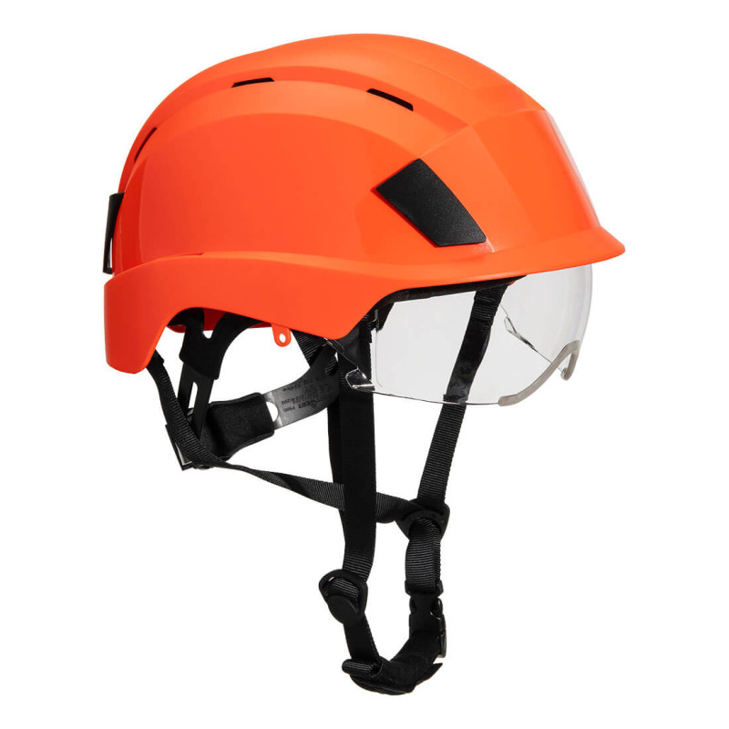 Portwest - Casque de sécurité ventilé à lunette intégrée avec double certification
