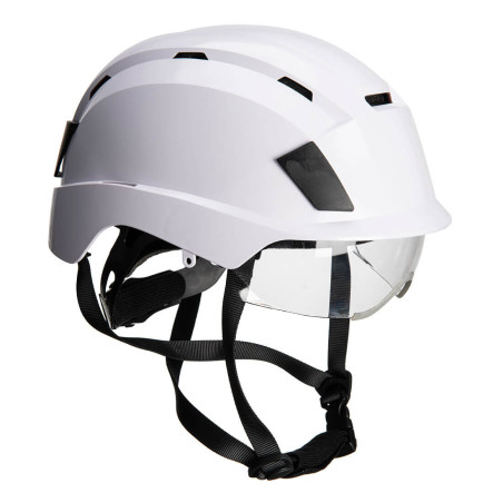 Portwest - Casque de sécurité ventilé à lunette intégrée avec double certification