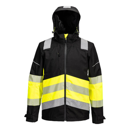 Portwest - Veste de pluie bicolore imperméable Extrême PW3 haute visibilité classe 1