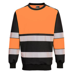Portwest - Sweat-shirt bicolore PW3 haute visibilité classe 1