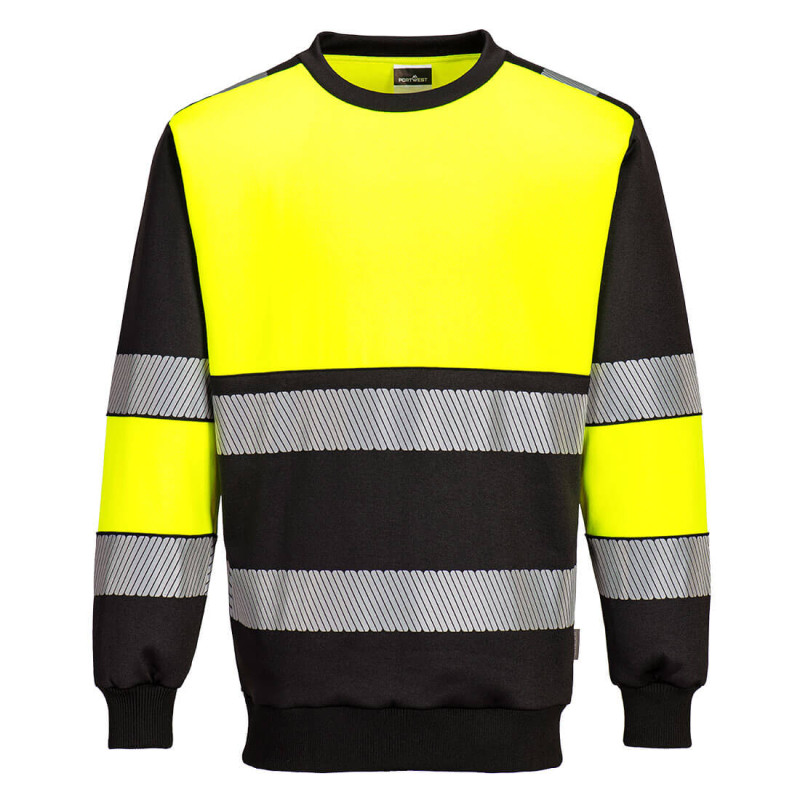 Portwest - Sweat-shirt bicolore PW3 haute visibilité classe 1