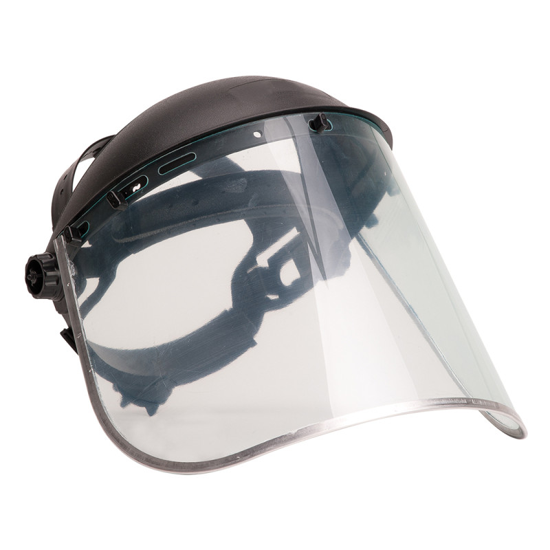 Portwest - Ecran de protection du visage par visière transparente en polycarbonate avec bordure en aluminium