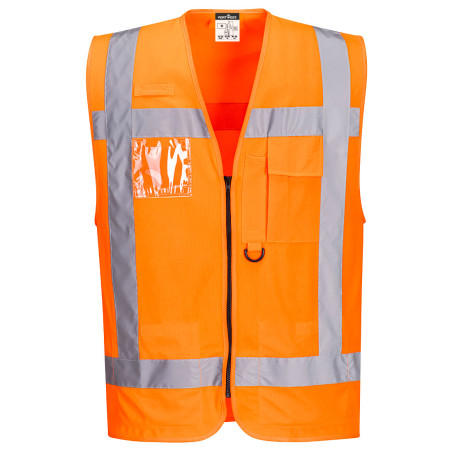 Portwest - Gilet de sécurité sans manches bandes RWS haute visibilité classe 2