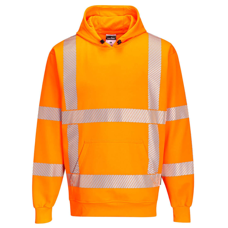 Portwest - Sweat-shirt à capuche bandes RWS haute visibilité classe 3
