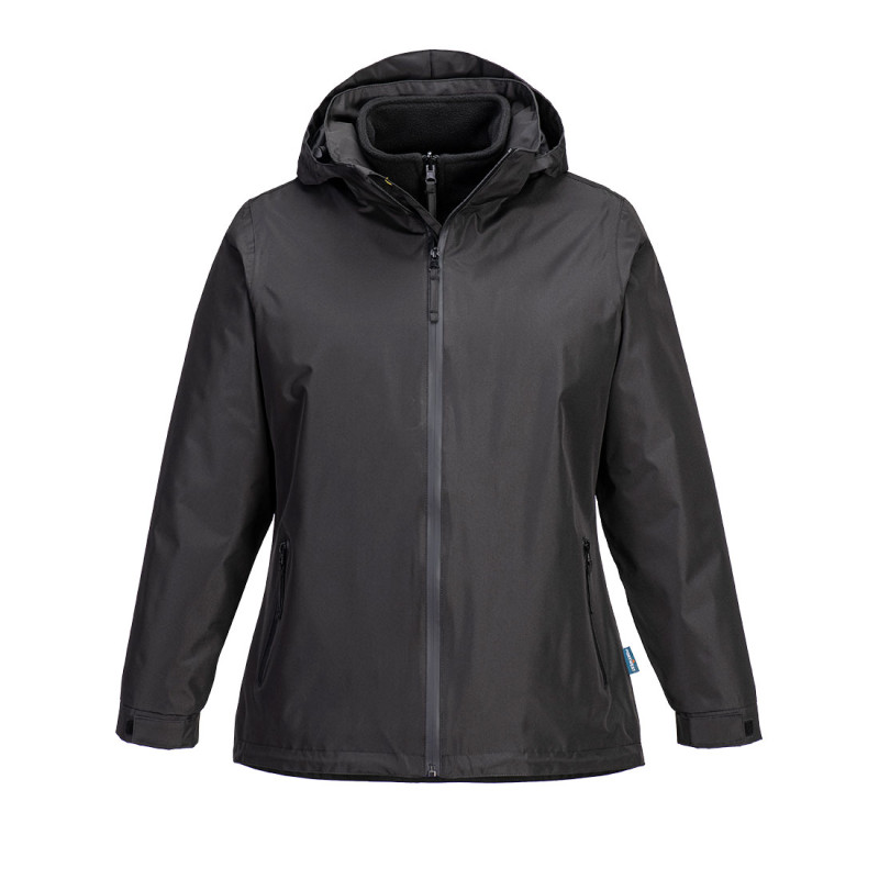 Portwest - Veste imperméable coupe-vent et respirante pour femmes 3 en 1