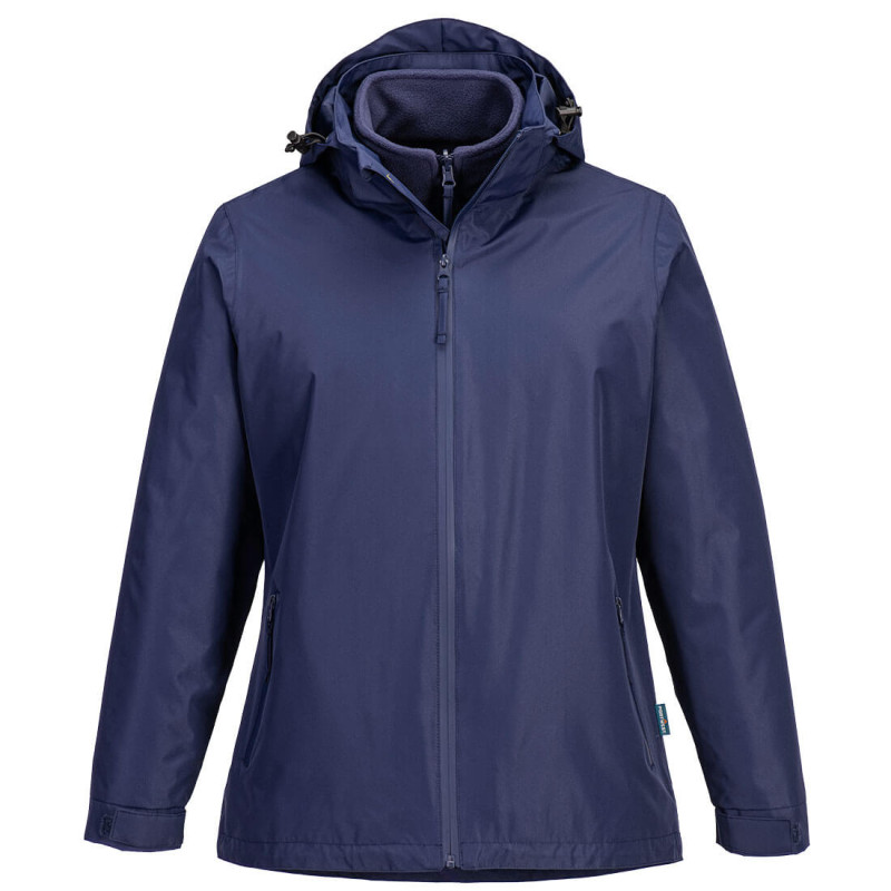 Portwest - Veste imperméable coupe-vent et respirante pour femmes 3 en 1