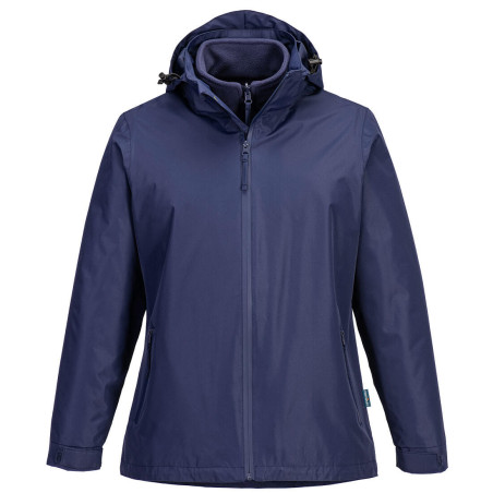 Portwest - Veste imperméable coupe-vent et respirante pour femmes 3 en 1