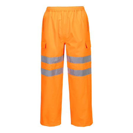 Portwest - Pantalon de pluie imperméable 3 couches conditions extrêmes haute visibilité classe 2