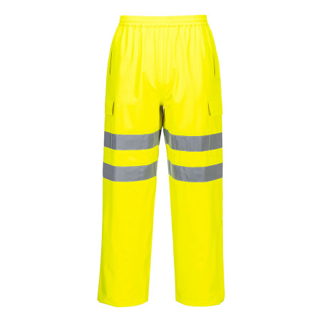 Portwest - Pantalon de pluie imperméable 3 couches conditions extrêmes haute visibilité classe 2