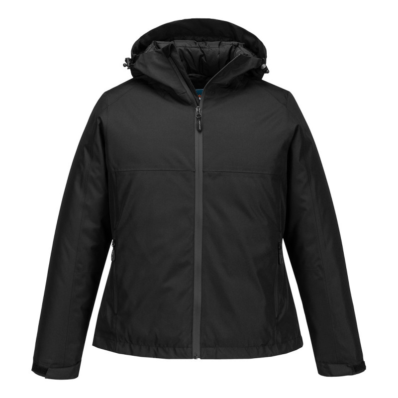 Portwest - Parka de pluie PROFESSIONAL imperméable à capuche pour femmes