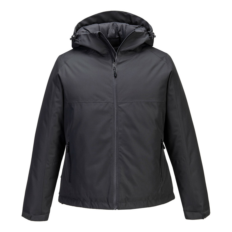 Portwest - Parka de pluie PROFESSIONAL imperméable à capuche pour femmes