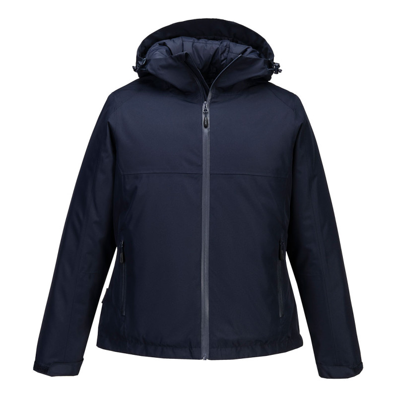 Portwest - Parka de pluie PROFESSIONAL imperméable à capuche pour femmes