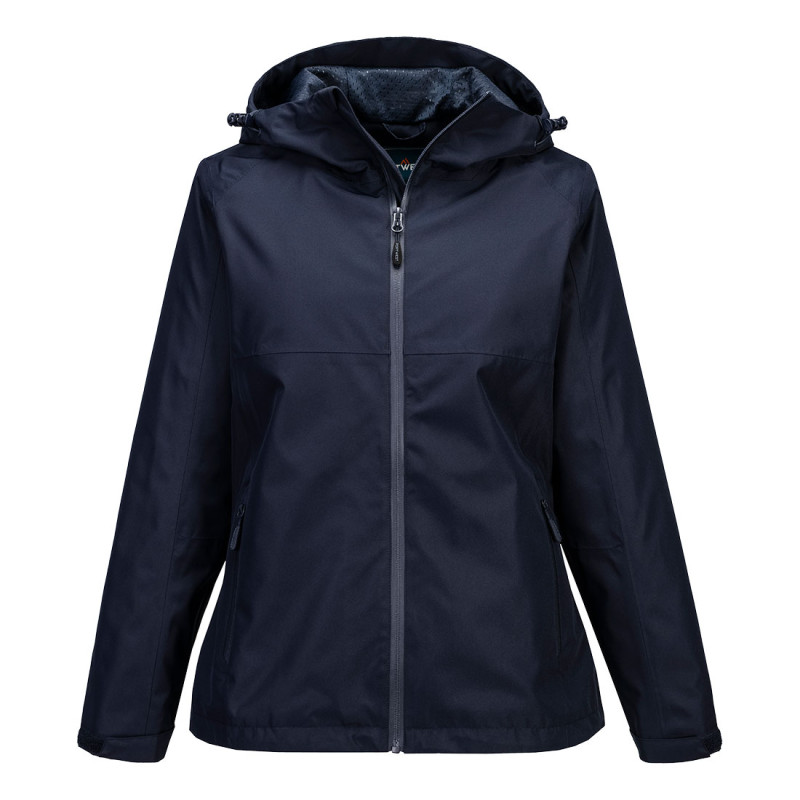 Portwest - Veste de pluie PROFESSIONAL imperméable avec capuche pour femmes