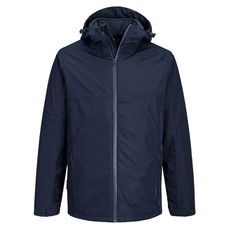 Portwest - Veste de pluie imperméable 3 en 1 avec veste intérieure détachable