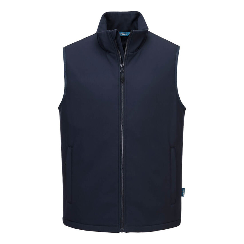 Portwest - Gilet sans manches chauffant 2 couches avec batterie rechargeable incluse