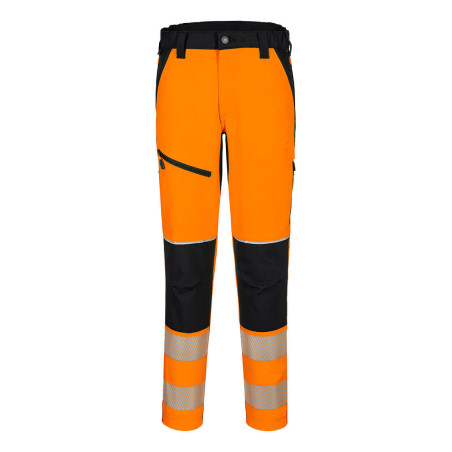 Portwest - Pantalon de travail stretch PW3 en tissu ripstop haute visibilité classe 1 ou 2