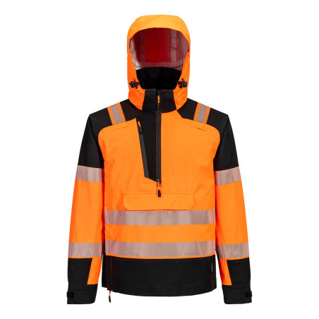 Portwest - Veste de pluie d'hiver 3 couches imperméable à enfiler PW3 haute visibilité classe 2