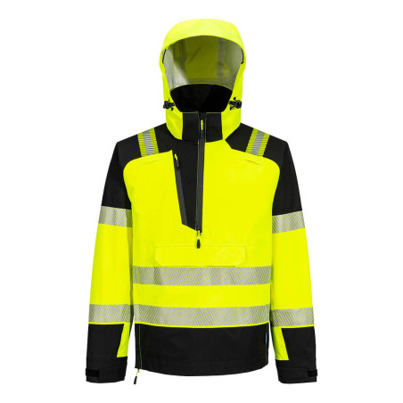Portwest - Veste de pluie d'hiver 3 couches imperméable à enfiler PW3 haute visibilité classe 2