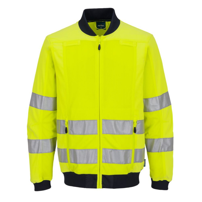 Portwest - Veste de travail légère panneaux en mesh haute visibilité classe 2 ou 3